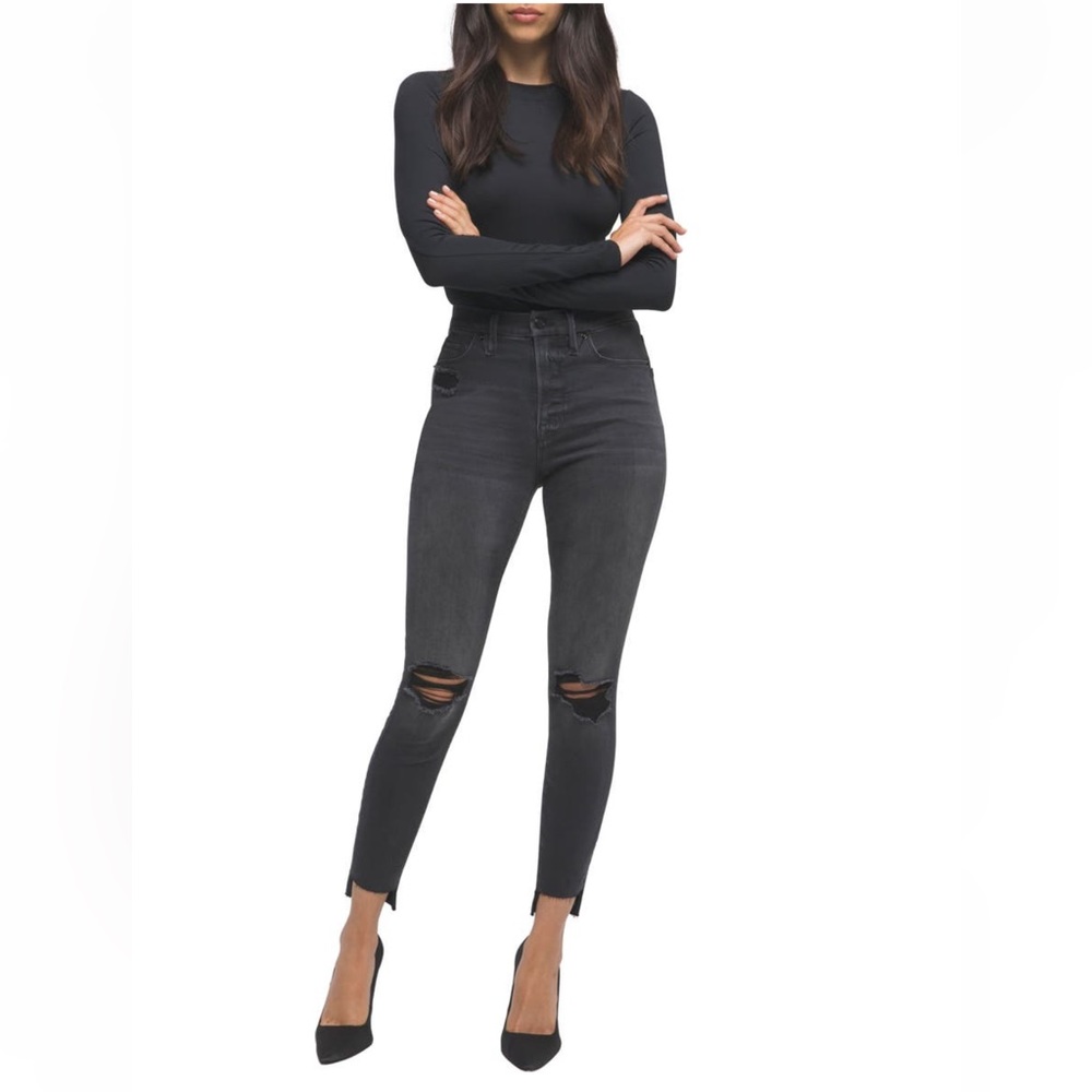 Good American- Good high waist crop skinny- size 2/26